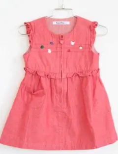 ファミリア　ピンクワンピース