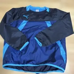 PUMA 裏起毛ピステ130 ネイビー/ターコイズ