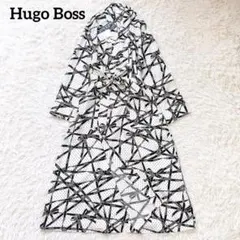 未使用】Hugo Boss ヒューゴボス　リボン柄リヨセルベルデッドコート　薄手のサムネイル