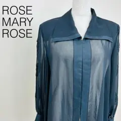 シースルーブラウス チュニック 袖刺繍 日本製 ブラック デザイン 上品 綺麗め