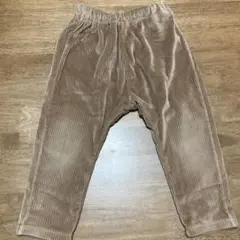 GU　サマナルパンツ　コーデュロイ　ベージュ　100cm