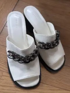 PAGEBOY スクエアタンクチェーンサンダルのサムネイル
