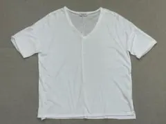 (L07178) ジャーナルスタンダード コットンシルク混 VネックTシャツのサムネイル