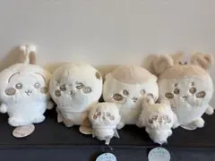 【タグ付き】ちいかわぬいぱれっと ミルクいろ （ぬいぐるみ×4マスコット×2）