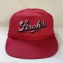 STROH’S BEER ストローズ ビール キャップ ビンテージ 帽子 古着