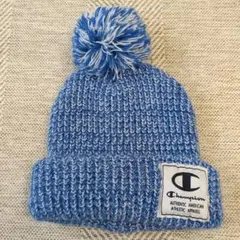新品　Champion ニット帽 ポンポン付き 52CM