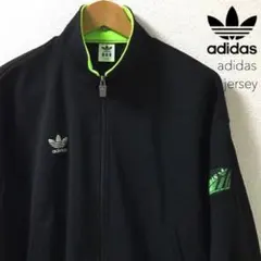 1427 adidas アディダス ネオンカラー デサント ジャージ 90s