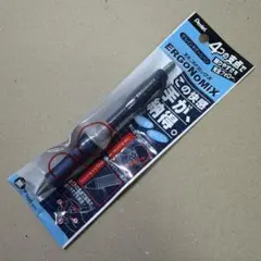 新品 廃盤 ぺんてる エルゴノミクス ボールペン パールネイビー KR505のサムネイル
