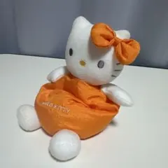 ハローキティ♡2001♡ずっしりぬいぐるみ　胴体ビーズ　携帯置き？Sanrio