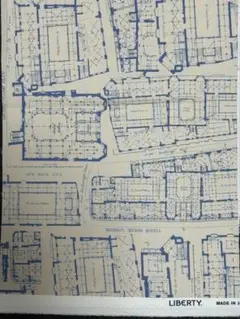 1122.LIBERTY Blue Prints タナローン生地