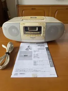 ナソニック CDプレーヤー、FM/AMラジオ　カセットテーププレーヤーのサムネイル