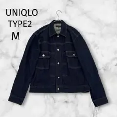 ユニクロ　デニムジャケット　2nd TYPE2 濃紺　ネイビー　M メンズ
