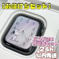 【お値打ちセット】シリーズ６ アップルウォッチ バンド2本＋充電器セット
