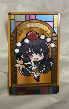 東方project　射命丸文　メタリックカード