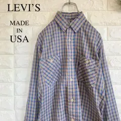 70年代 LEVI’S リーバイス vintage 長袖 シャツ ビッグE