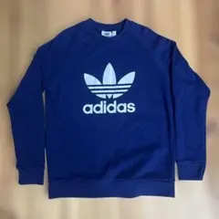 adidas ネイビー トレーナー JLサイズ