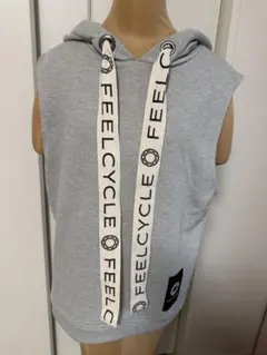 feelcycle パーカー　ロゴリボン