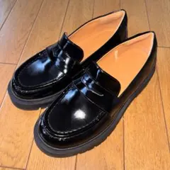 黒ローファー