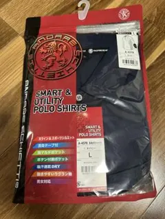 ANDARE SCHIETTI 長袖ポロシャツ ネイビー Lサイズ