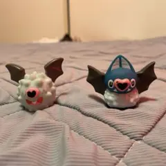 【2体セット】ポケモン 指人形 ソフビ　コロモリ　ココロモリ