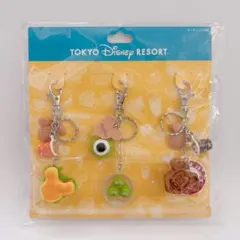 ディズニー パークフード キーホルダー マスコット ミニチュア フィギュア