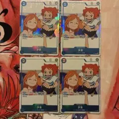 少女 ワンピースカード
