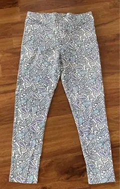 美品 グンゼ GUNZE 長ズボン パンツ Mサイズ　 ペイズリー柄 水色 白