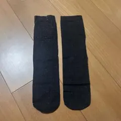 【美品】 23〜25cm ラメ入り ブラック ソックス 靴下 しまむらのサムネイル