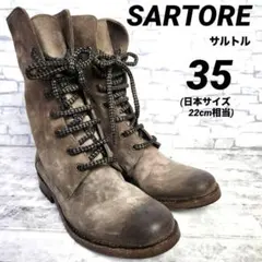 SARTORE サルトル レースアップブーツ スエード 約22cmのサムネイル