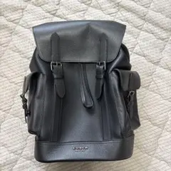 COACH レザー バックパック ブラックのサムネイル