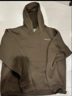 Carhartt パーカー ブラウン フーディー フェード感あり 古着