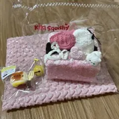 kikisquishy XLサイズ　ギャルトースト　ピンクねこシャリ　スクイーズ