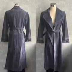 古着　ヴィンテージ レザーロングコート　希少　レトロ　ビンテージ　used