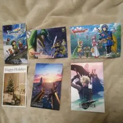 ファイナルファンタジー・ドラゴンクエスト ポストカードセット　ジャンフェス