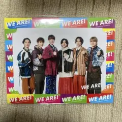 【新品未使用】SixTONES 公式 集合写真 WE ARE！