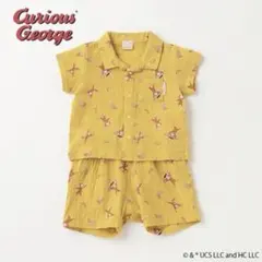 Petit main ペティマイン　おさるのジョージ　セットアップ　80サイズ