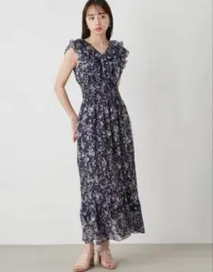 Sustainaプリーツフリルワンピースのサムネイル