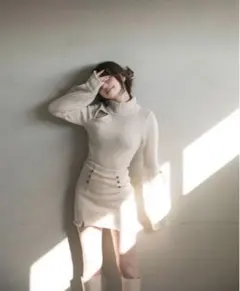 ANDMARY アンドマリー Leila knit mini dress - メルカリ