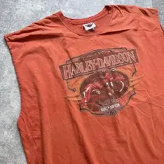 2XL☆USA製☆ハーレーダビッドソン☆Tシャツ☆ノースリーブ☆タンクトップ☆