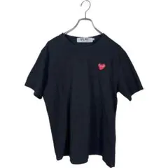 PLAY プレイ　コムデギャルソン　ブラック　半袖tシャツ トップス　刺繍　XLのサムネイル