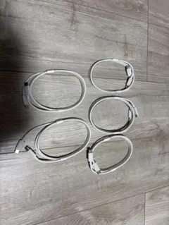 USB-C充電ケーブル 5本セット ホワイト