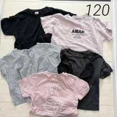 女の子　半袖Tシャツ　まとめ売り　120 通学　春夏　ブラウス