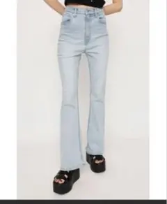 SLY ハイウエスト フレアパンツ