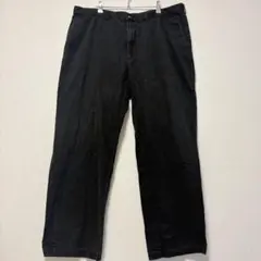 haggar チノパン 4L 黒 綿100% シンプルのサムネイル