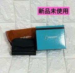 Kstarplus 新品未使用 三つ折り財布 ブラック