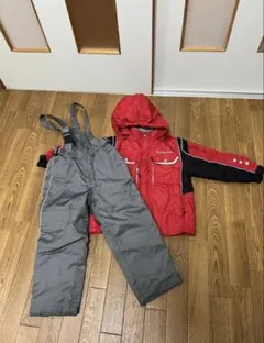 中古2セットスキーウェア　converse 上下 115cm〜125cm調節可能