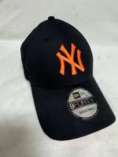 New Era 9FORTY ブラックオレンジキャップ