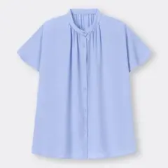 GU ドレープバンドカラーシャツ　XL サイズ