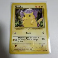 ポケモンカード 英語版 ピカチュウ 58/102 レッドチーク 希少 - メルカリ