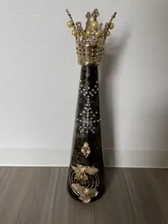 Fillico フィリコ　王冠　ティアラ　ゴールド　空瓶 中古】 Fillico フィリコ ラビット 飾りボトル 空き瓶 羽 王冠